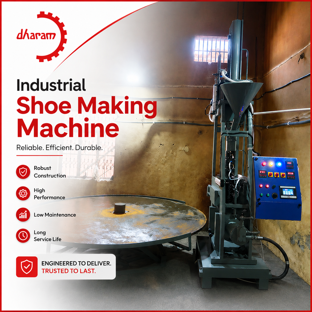 Industrial Shoe Making Machine